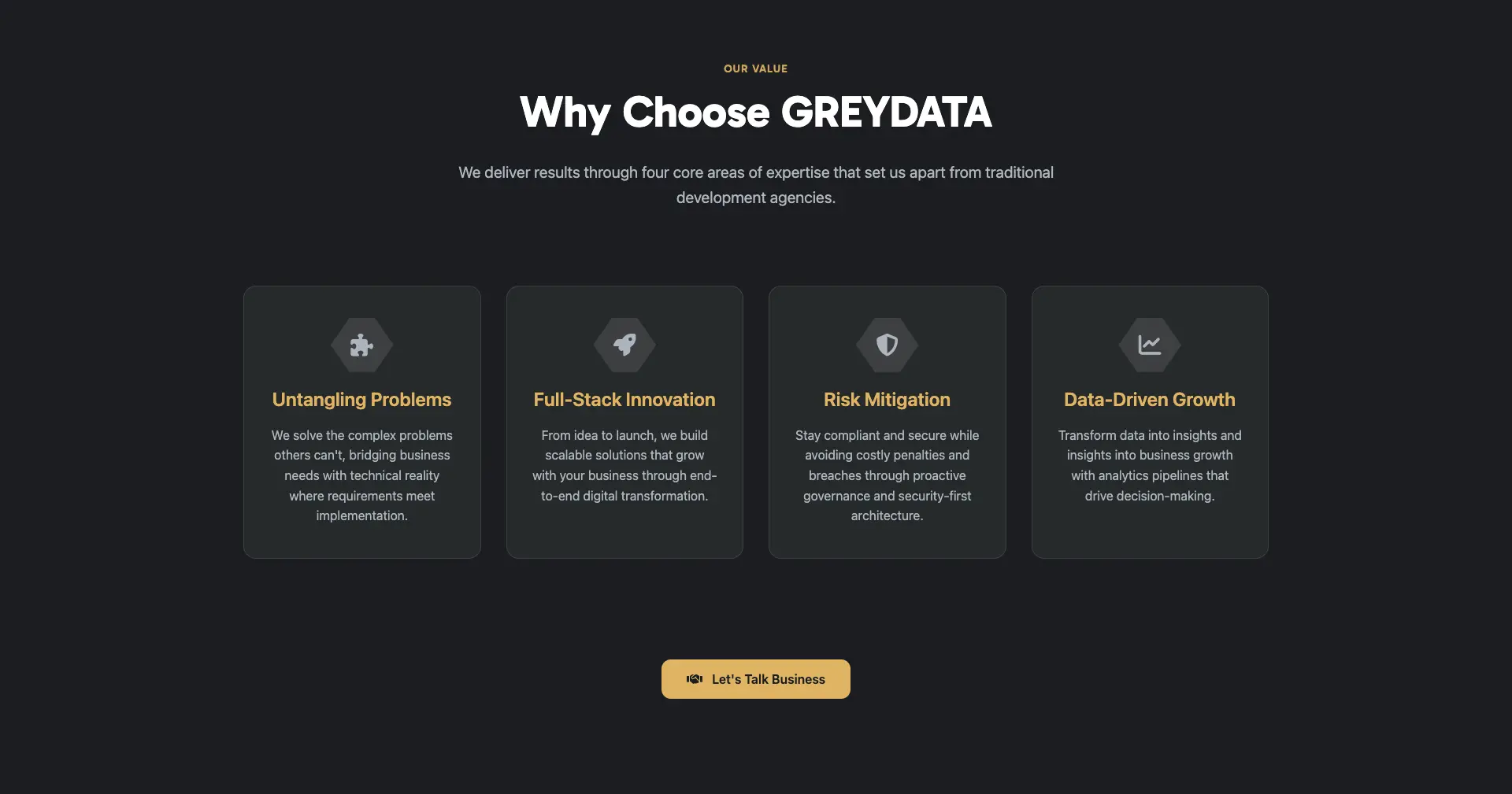 Why Choose Greydata section